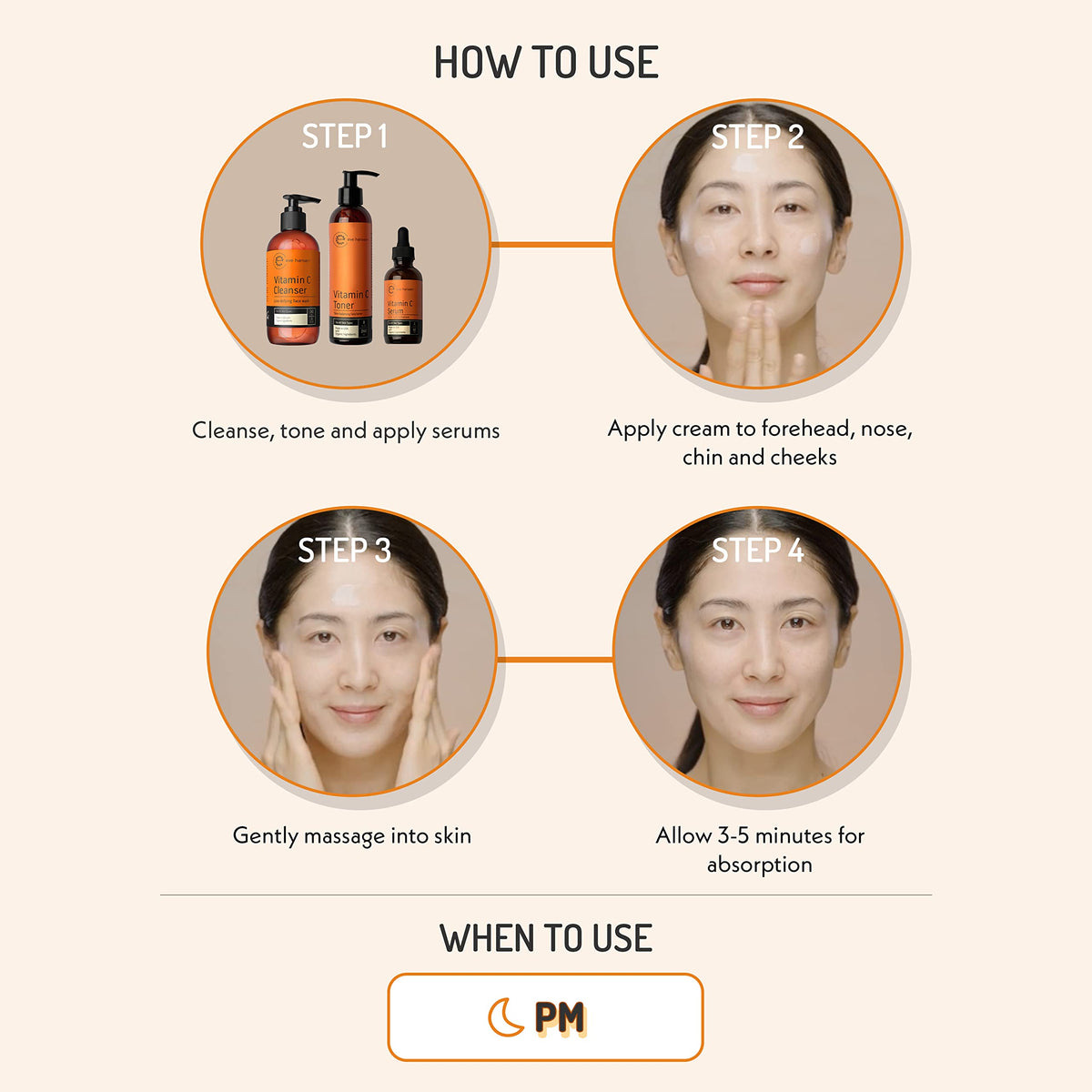 Eve Hansen ingredient label detail highlighting vitamin C and natural actives