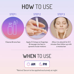 Eve Hansen evening routine setup with serums near mirror for nightly skin-support benefit