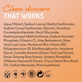 Eve Hansen packaging with vegan icons showing ethical and clean formulation benefit