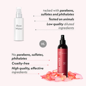 Eve Hansen rose petal distillate depiction conveying natural floral origin and purity