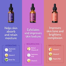 Eve Hansen vitamin C serum texture glows to show brightening antioxidant benefit