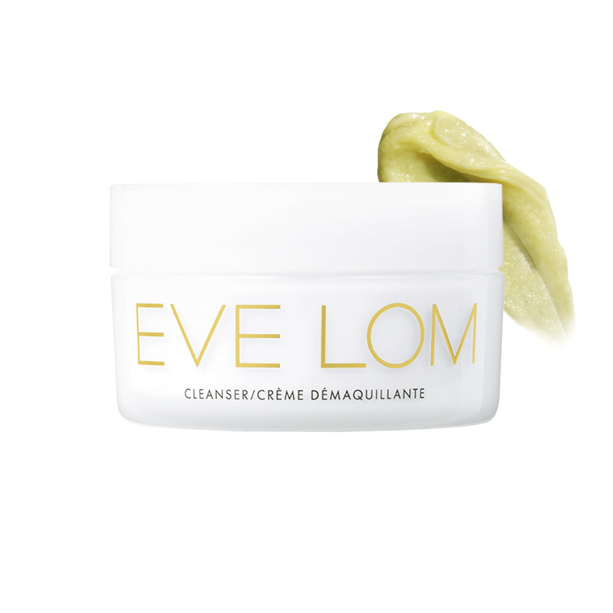 EVE LOM front jar view showing product label and compact travel size benefits