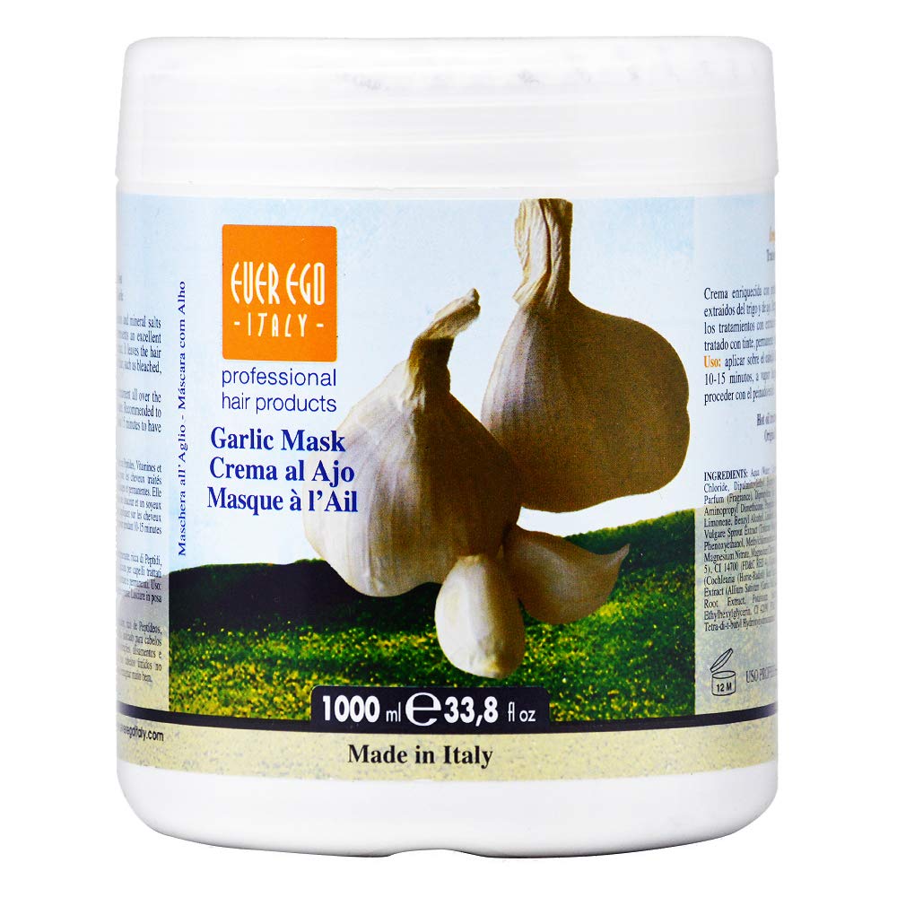 Ever Ego Italy jar front view showing label and 1000ml size, promotes nourishing treatment