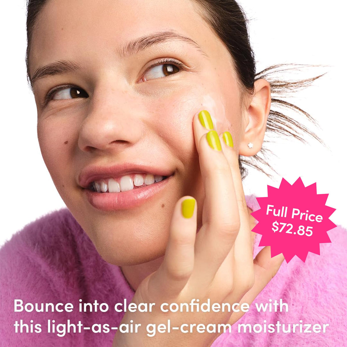 Evereden balancing jelly cleanser texture close-up showing gentle cleansing