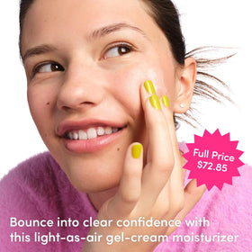 Evereden balancing jelly cleanser texture close-up showing gentle cleansing