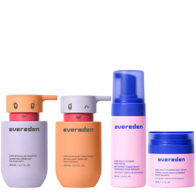 Evereden bundle front packaging showing entire kids routine benefits