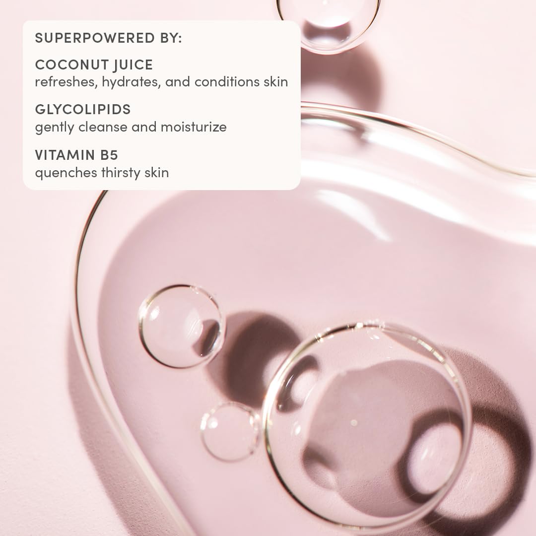 Evereden cloud face wash cap and nozzle detail for mess-free application