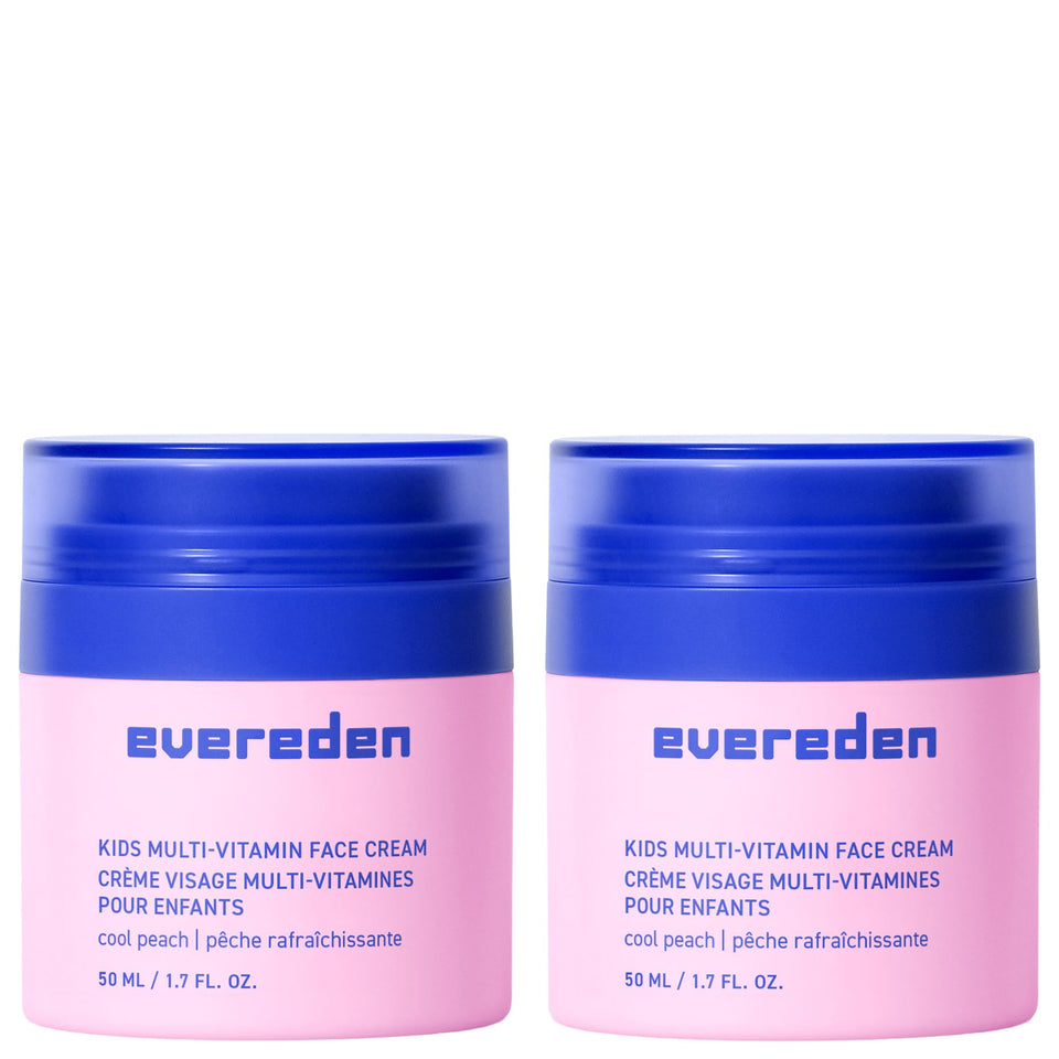 Evereden Cool Peach front packaging showing clean kids moisturizer branding and size