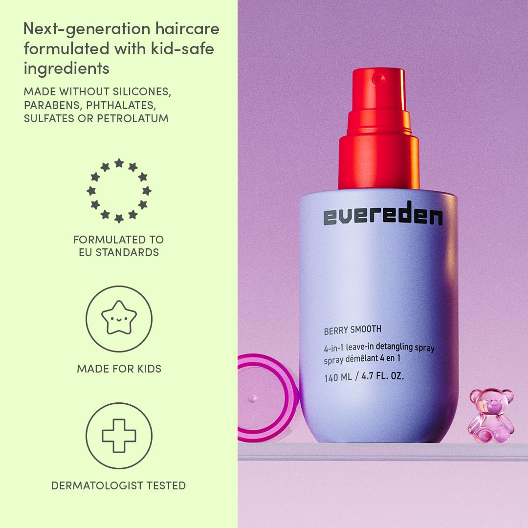 Evereden detangler with argan oil ingredient visual signaling nourishment