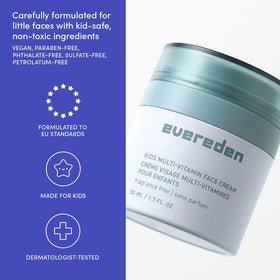 Evereden open jar displaying smooth texture for quick absorption benefit