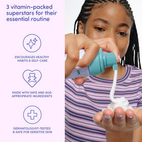 Evereden face cream tube label emphasizing lightweight hydration and vegan formula