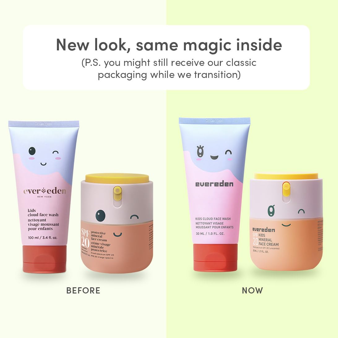 Evereden face wash lather in adult hand demonstrating gentle use