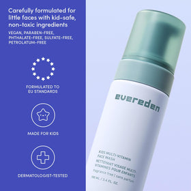 Evereden pump closeup for easy dispensing and mess-free application benefit