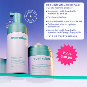 Evereden face wash texture close-up highlighting gentle, hydrating cleanse