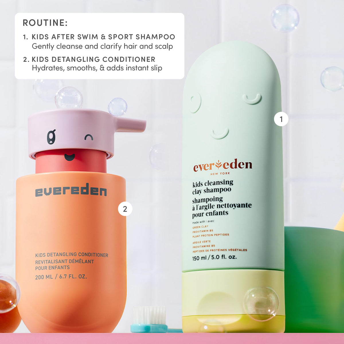 Evereden bottle on bathroom shelf showing daily-routine convenience benefit