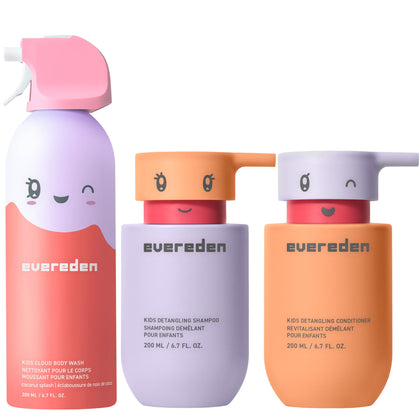 Evereden front pack showing trio set and gentle benefits