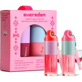Evereden front packaging box showing both tinted lip oils and gift-ready box benefits