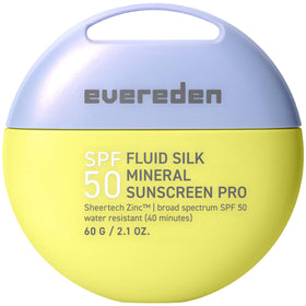 Evereden front packaging showing SPF 50 protection and gentle formula benefits