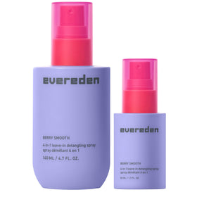 Evereden front packaging showing detangler duo and travel convenience