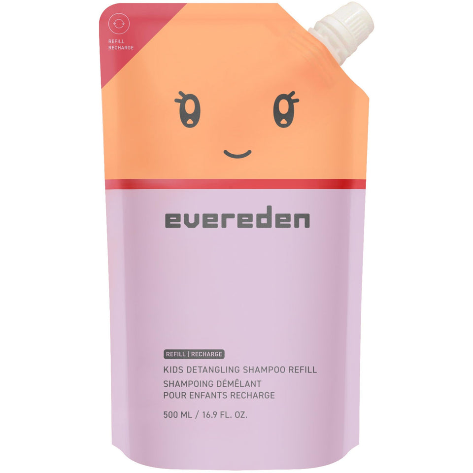 Evereden refill pouch front view showing branding and size for eco-friendly benefit