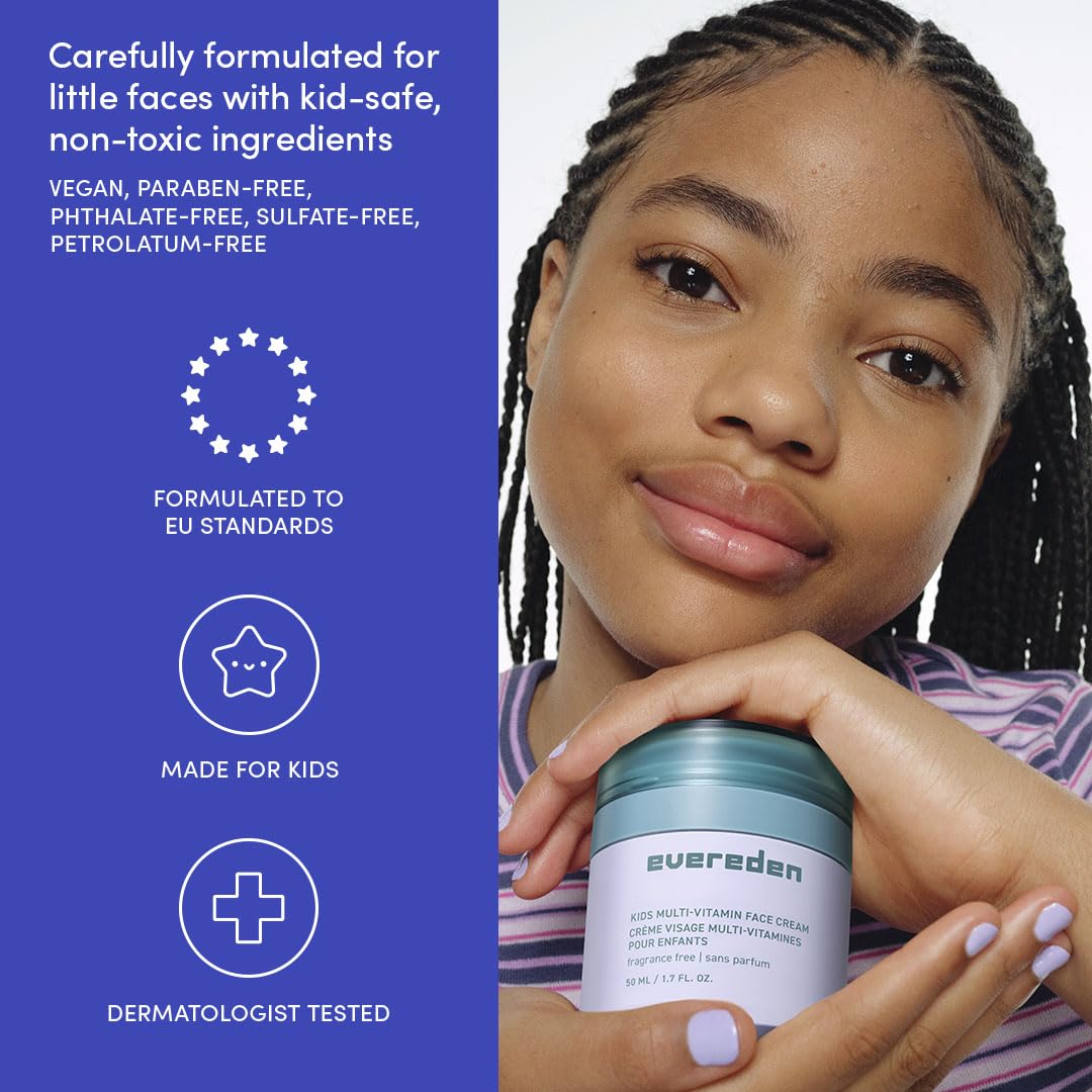 Evereden hydrating mist sprayed from hand offering on-the-go moisture for kids