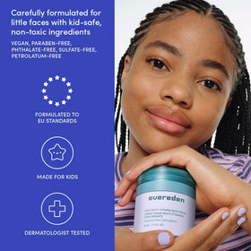 Evereden hydrating mist sprayed from hand offering on-the-go moisture for kids