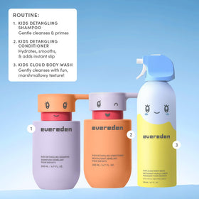 Evereden product in bathtub with child and caregiver illustrating fun, nourishing bath time