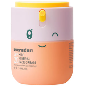 Evereden front packaging showing SPF 20 and fragrance-free benefit