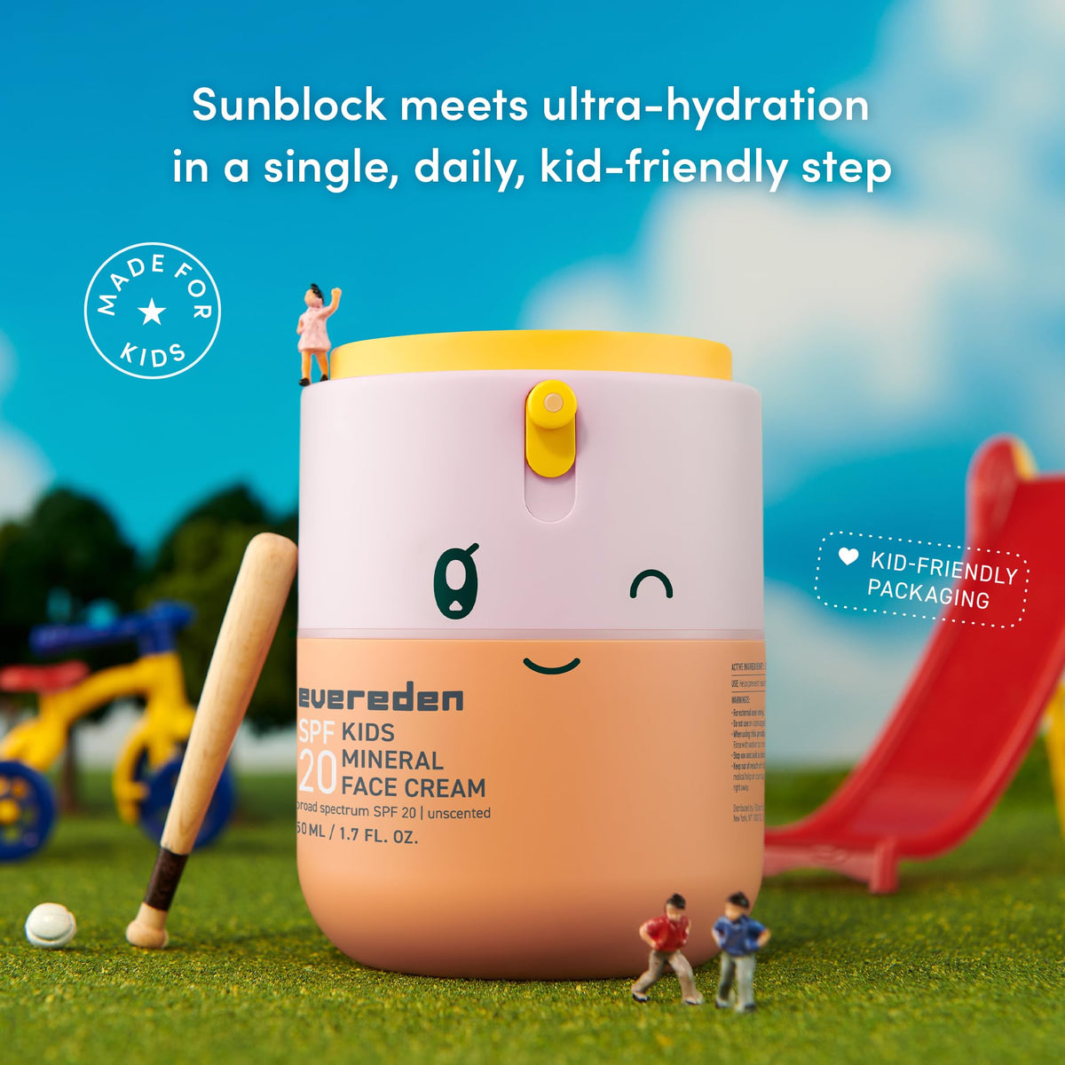 Evereden dispensing cream from pump demonstrating easy application