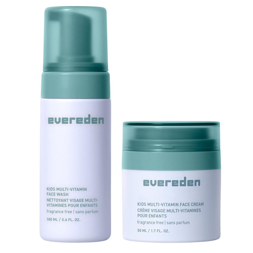 Evereden product front packaging showing unscented kids duo and gentle promise