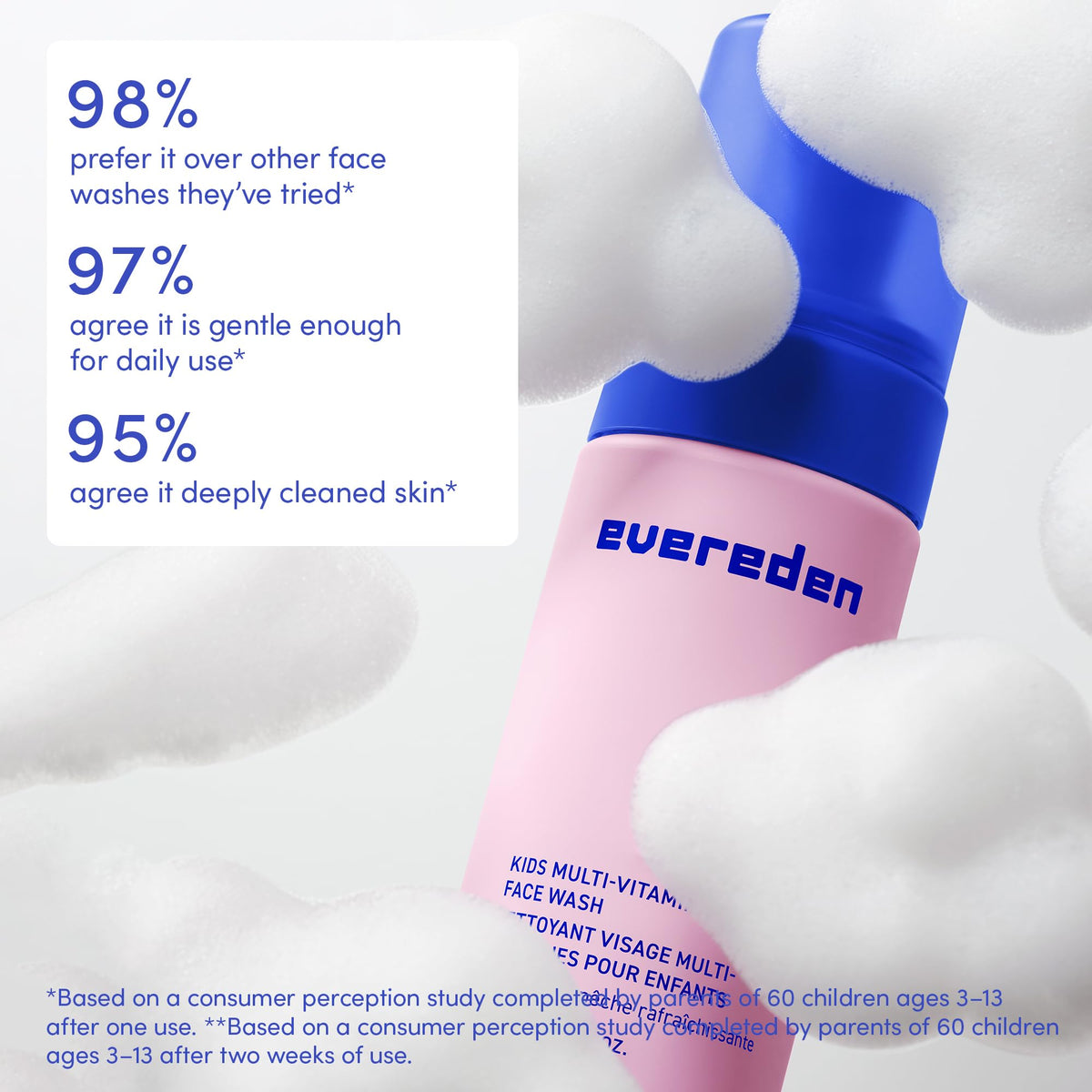 Evereden label ingredients highlighting clean, non-toxic formula