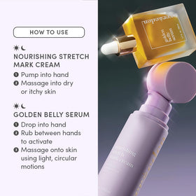 Evereden oil being dispensed onto hand to show quick-absorbing, non-greasy hydration