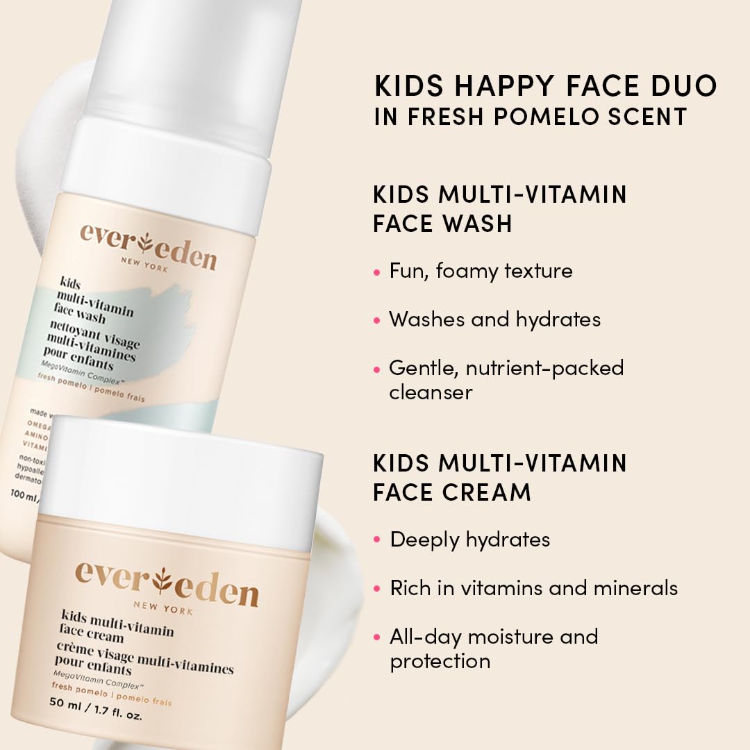 Evereden travel bottles in an adult hand to show size and convenience for carry-on packing