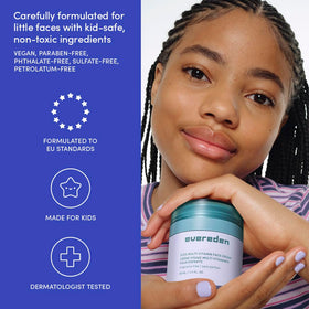 Evereden products on bathroom shelf suggesting daily routine convenience