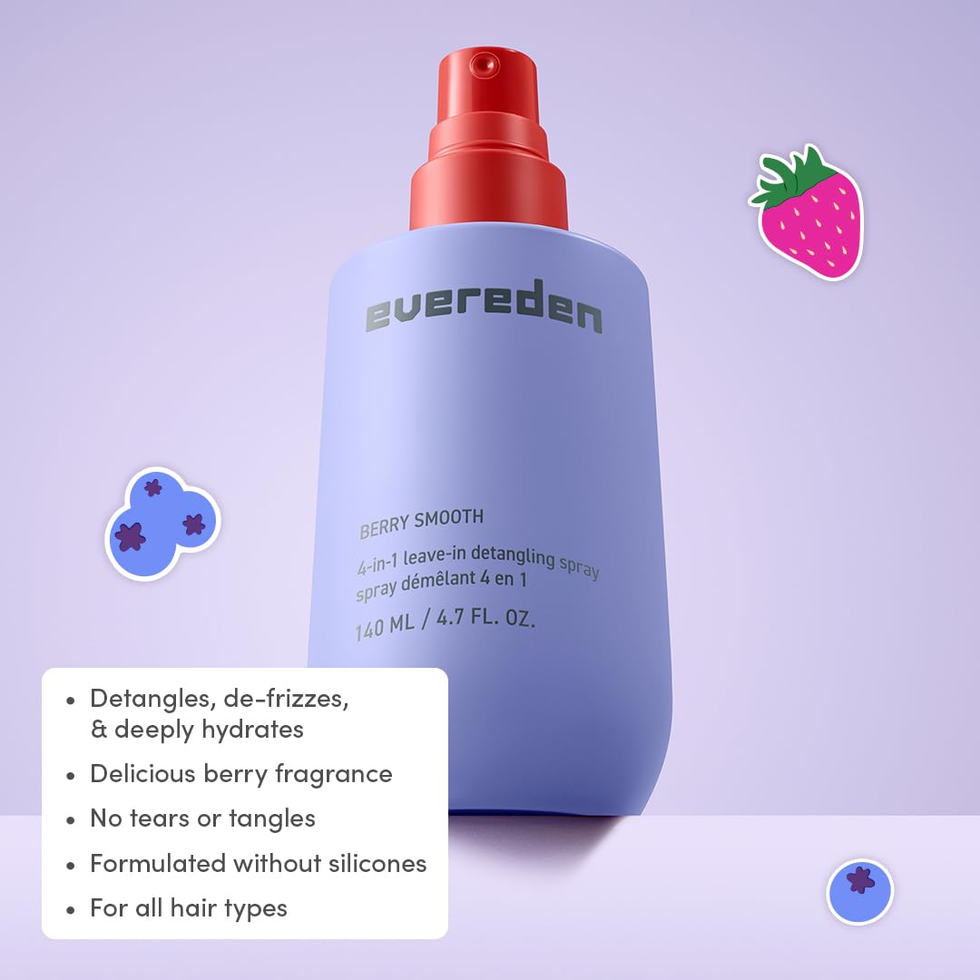 Evereden 2-in-1 shampoo conditioner pump dispensing gentle foam for quick cleansing