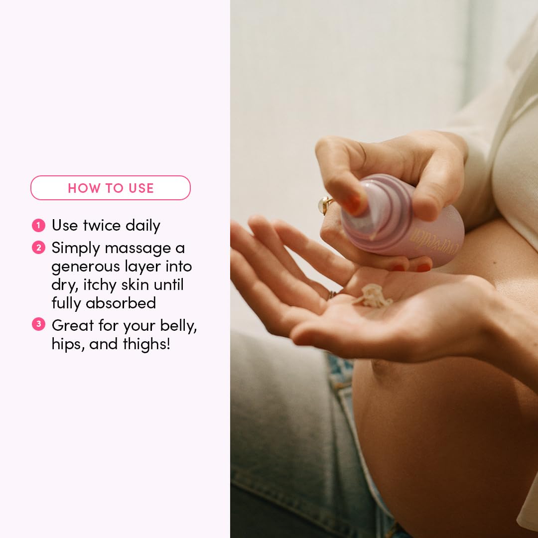 Evereden next to hand illustrating 4 fl oz travel-friendly size