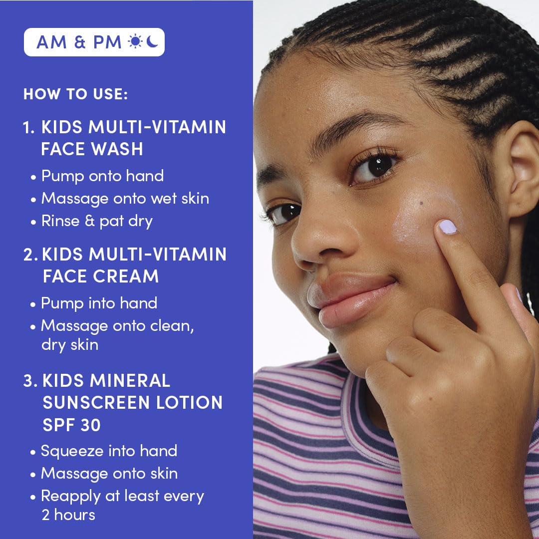 Evereden sunscreen application on child outdoors demonstrating sun care habit