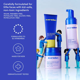 Evereden sunscreen rubbed into arm showing quick-absorption protection