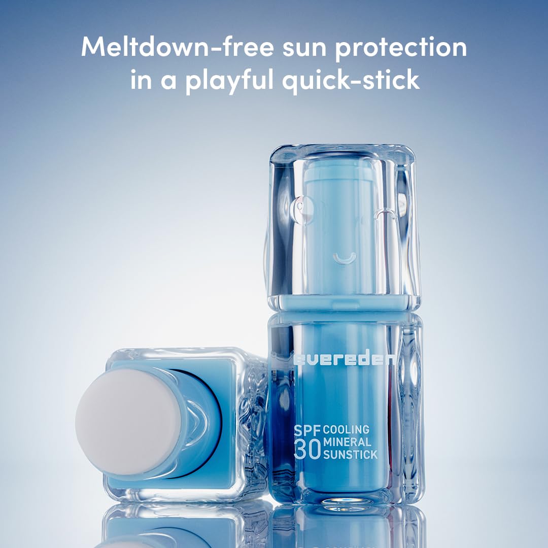 Evereden sunstick in a beach bag showing ready-for-outdoors convenience