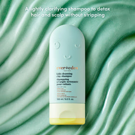 Evereden shampoo foam texture close-up showing gentle cleansing benefit