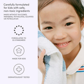 Evereden foamy texture close-up demonstrating gentle lather and soft cleanse