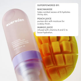 Evereden travel-sized bottle in a backpack illustrating portability and convenience