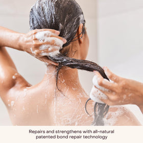 Everist activated in hands with water showing easy emulsification and lather
