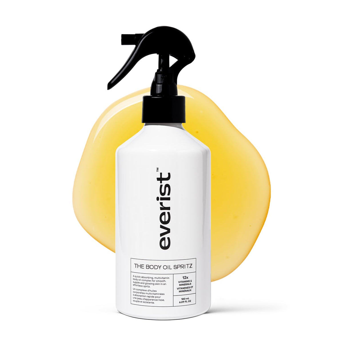 Everist front packaging bottle showing sleek aluminum design and branding benefits