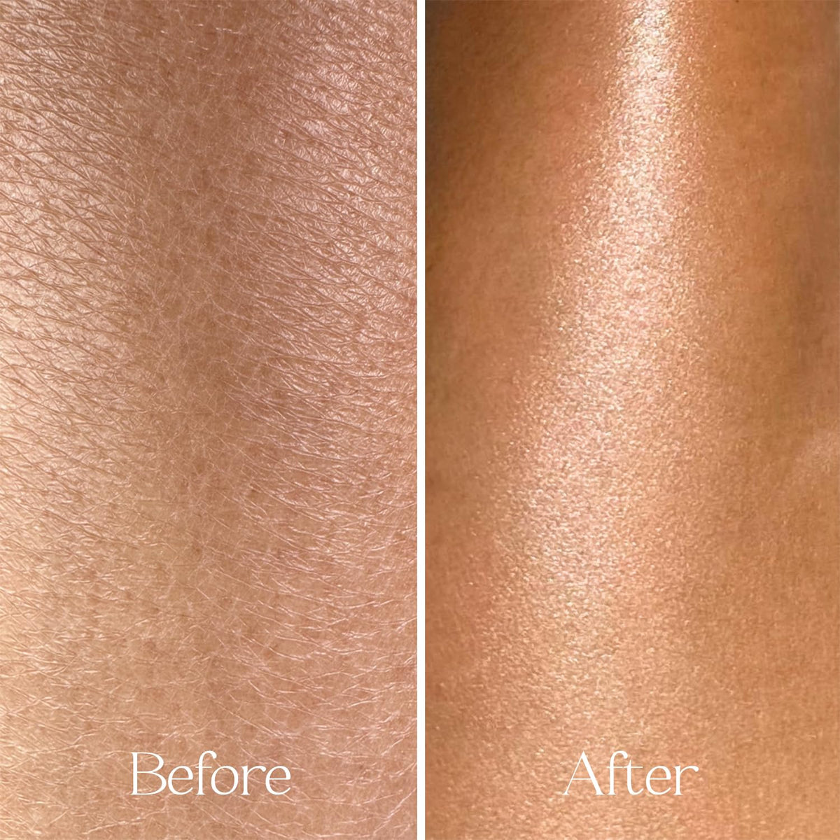 Everist oil texture drop on skin showing quick absorption and dewy finish