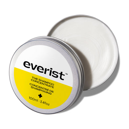 Everist tin front label showing product name and benefit