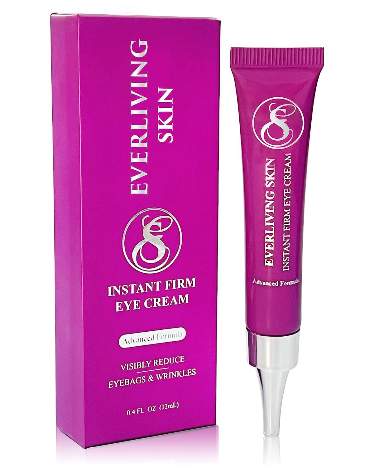 Everliving Skin front packaging showing small 12 ml tube and label, clear benefit