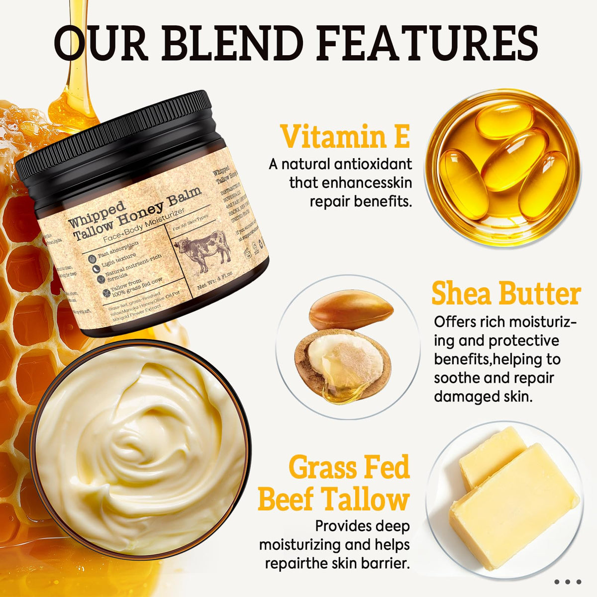Evervines open jar whipped texture melting for fast absorption