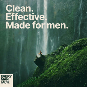 Every Man Jack used on beard and chest showing versatile cleansing benefit