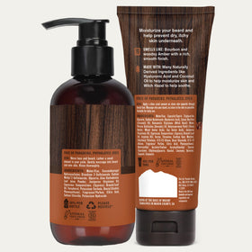 Every Man Jack bearded man applying products showing improved softness and manageability